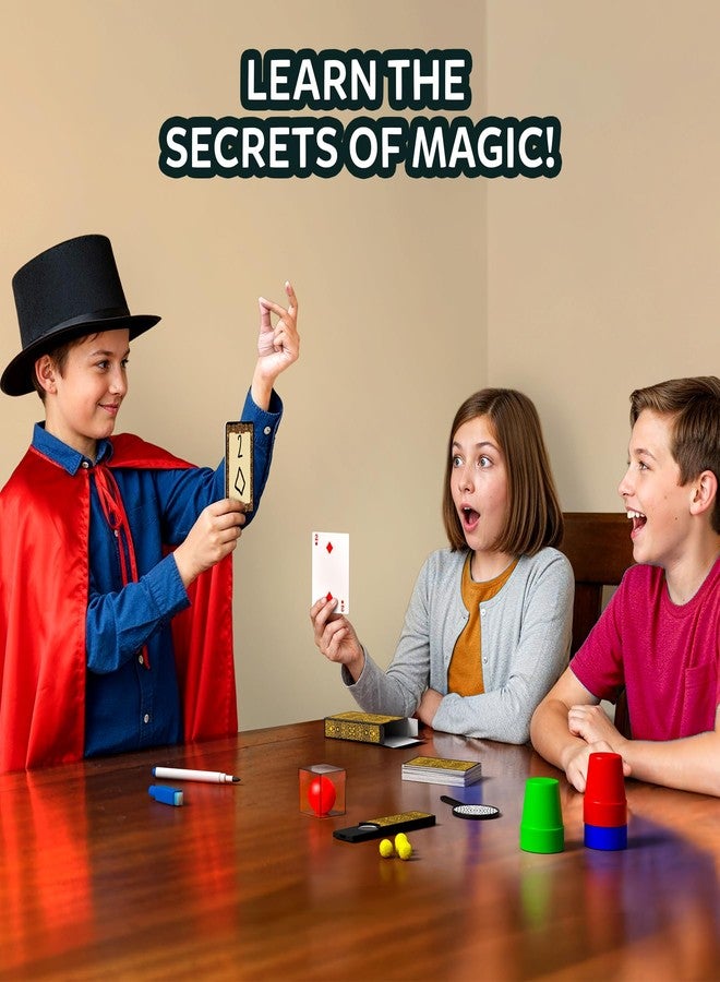 Skillmatics Magic Kit for Kids - Perform 50 Classic Magic Tricks & Illusions with Real Magician Props, Step-by-Step Guide & Secret Techniques, Fun Gift for Boys & Girls Ages 8, 9, 10, 11, 12 & Up - Image 4